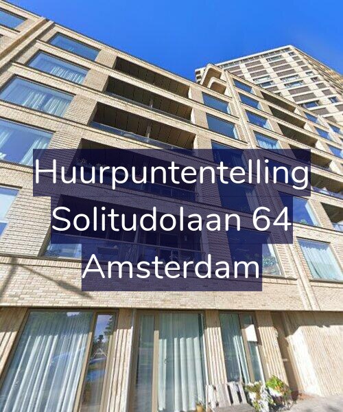 Foto gevel Huurpuntentelling voor Solitudolaan 64, Amsterdam