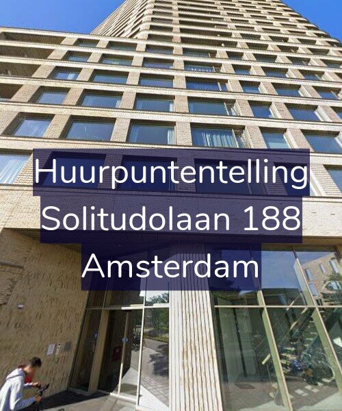 Foto gevel Huurpuntentelling voor Solitudolaan 188, Amsterdam