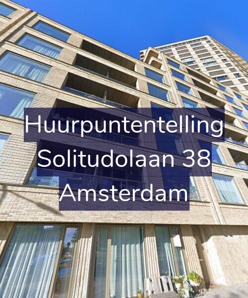 Foto gevel Huurpuntentelling voor Solitudolaan 38, Amsterdam