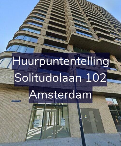 Foto gevel Huurpuntentelling voor Solitudolaan 102, Amsterdam