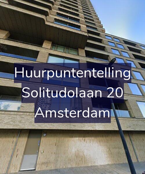 Foto gevel Huurpuntentelling voor Solitudolaan 20, Amsterdam