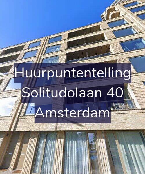 Foto gevel Huurpuntentelling voor Solitudolaan 40, Amsterdam