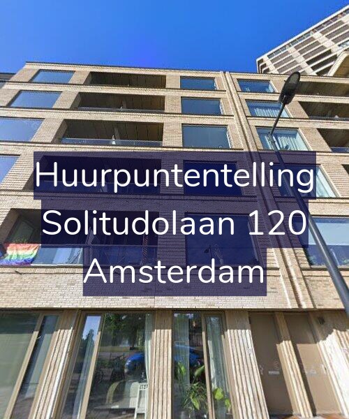 Foto gevel Huurpuntentelling voor Solitudolaan 120, Amsterdam