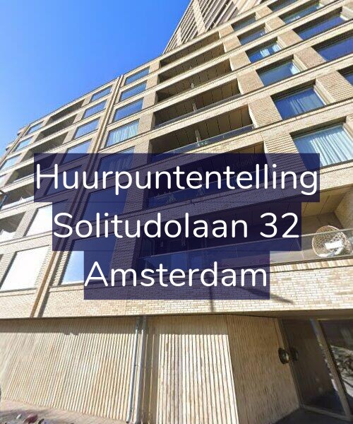 Foto gevel Huurpuntentelling voor Solitudolaan 32, Amsterdam