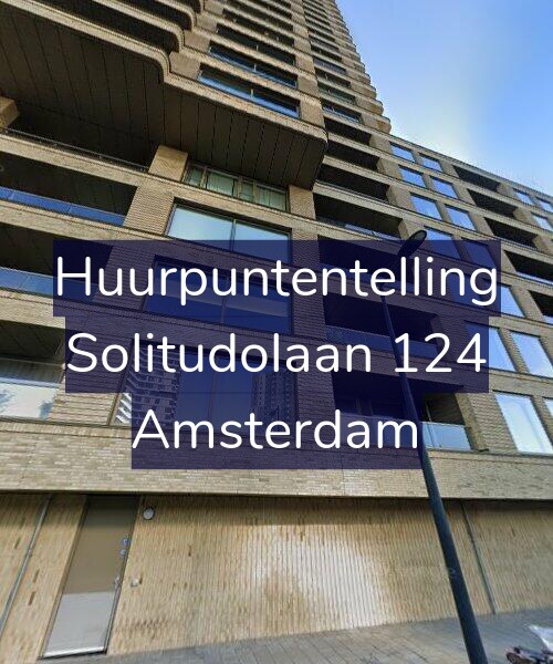 Foto gevel Huurpuntentelling voor Solitudolaan 124, Amsterdam