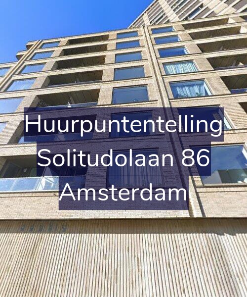 Foto gevel Huurpuntentelling voor Solitudolaan 86, Amsterdam