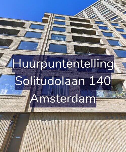 Foto gevel Huurpuntentelling voor Solitudolaan 140, Amsterdam