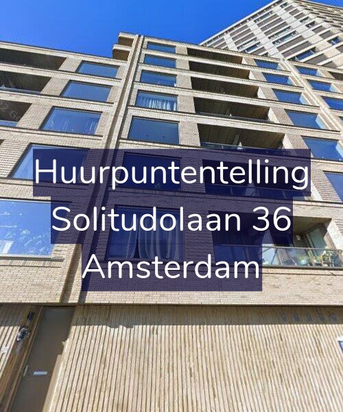 Foto gevel Huurpuntentelling voor Solitudolaan 36, Amsterdam