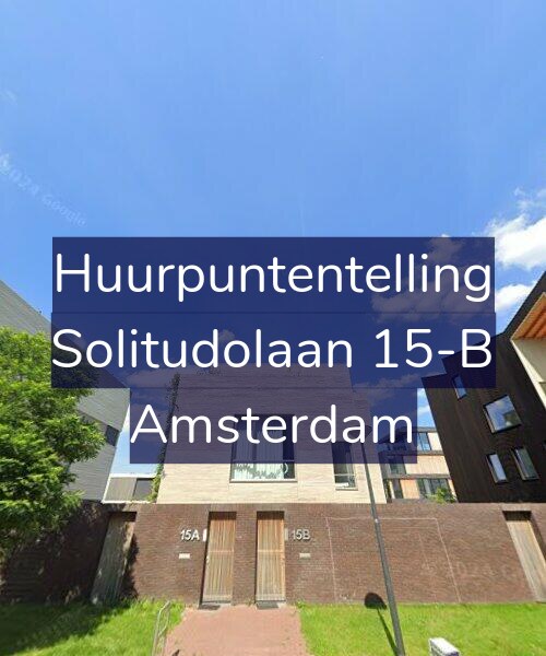 Foto gevel Huurpuntentelling voor Solitudolaan 15-B, Amsterdam