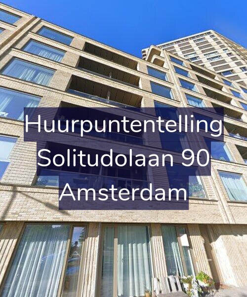 Foto gevel Huurpuntentelling voor Solitudolaan 90, Amsterdam