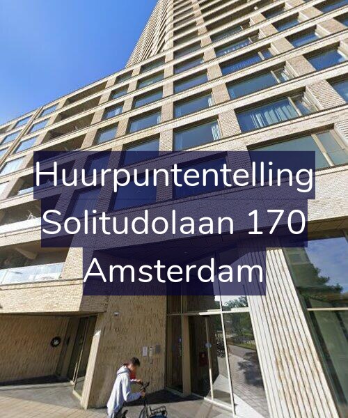 Foto gevel Huurpuntentelling voor Solitudolaan 170, Amsterdam