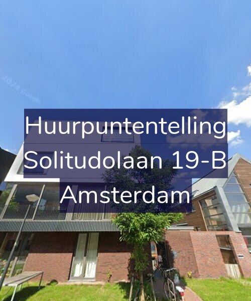 Foto gevel Huurpuntentelling voor Solitudolaan 19-B, Amsterdam
