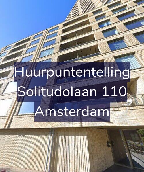 Foto gevel Huurpuntentelling voor Solitudolaan 110, Amsterdam