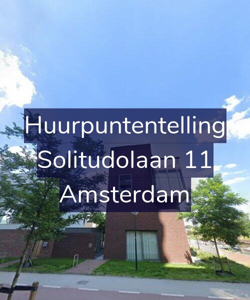 Foto gevel Huurpuntentelling voor Solitudolaan 11, Amsterdam