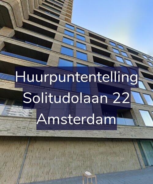 Foto gevel Huurpuntentelling voor Solitudolaan 22, Amsterdam
