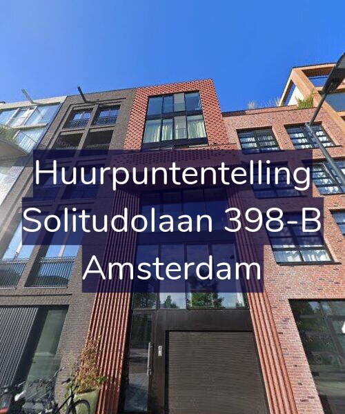 Foto gevel Huurpuntentelling voor Solitudolaan 398-B, Amsterdam