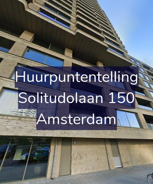 Foto gevel Huurpuntentelling voor Solitudolaan 150, Amsterdam