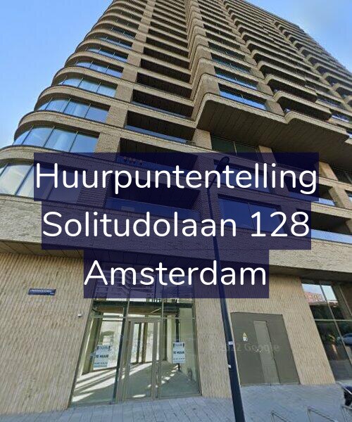 Foto gevel Huurpuntentelling voor Solitudolaan 128, Amsterdam