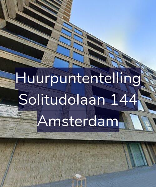 Foto gevel Huurpuntentelling voor Solitudolaan 144, Amsterdam