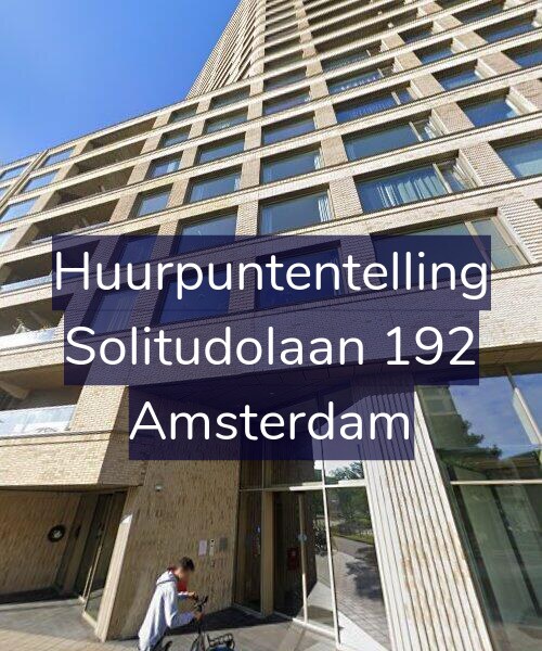 Foto gevel Huurpuntentelling voor Solitudolaan 192, Amsterdam