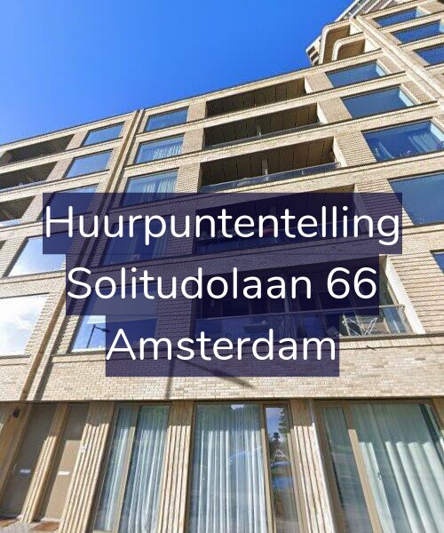 Foto gevel Huurpuntentelling voor Solitudolaan 66, Amsterdam