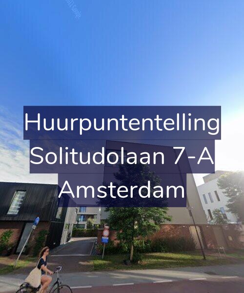 Foto gevel Huurpuntentelling voor Solitudolaan 7-A, Amsterdam