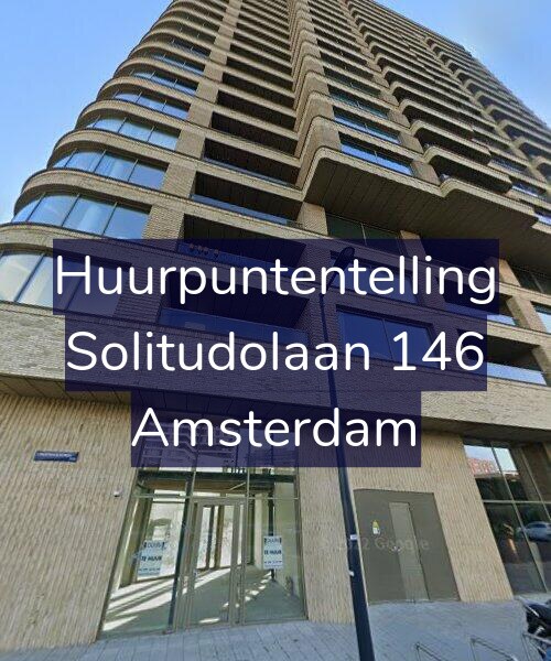 Foto gevel Huurpuntentelling voor Solitudolaan 146, Amsterdam