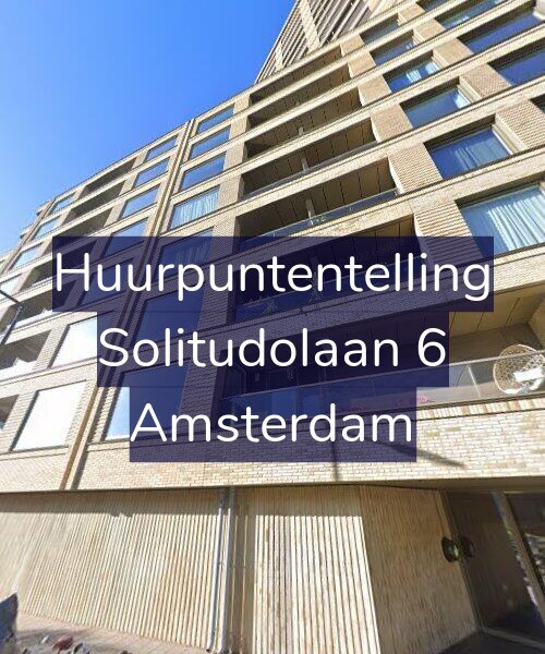 Foto gevel Huurpuntentelling voor Solitudolaan 6, Amsterdam