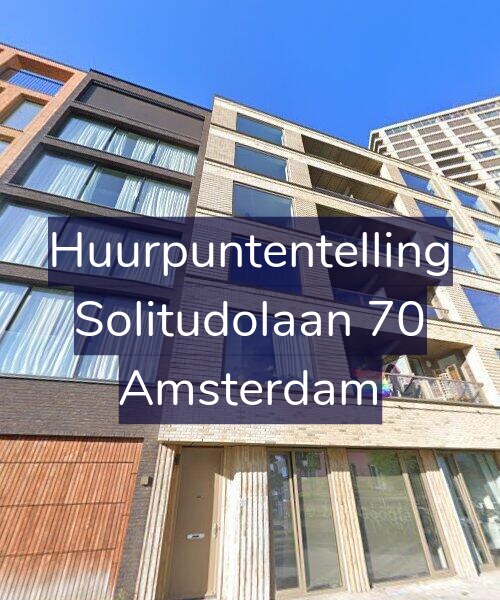 Foto gevel Huurpuntentelling voor Solitudolaan 70, Amsterdam