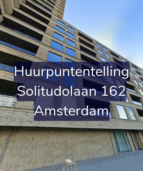 Foto gevel Huurpuntentelling voor Solitudolaan 162, Amsterdam