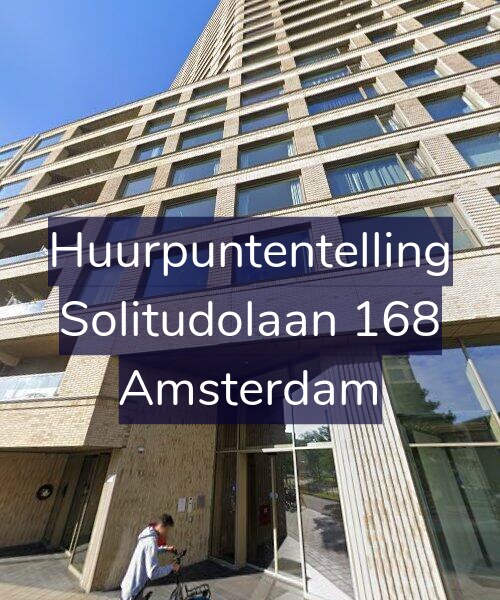Foto gevel Huurpuntentelling voor Solitudolaan 168, Amsterdam