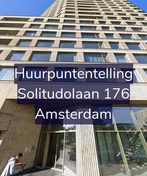Foto gevel Huurpuntentelling voor Solitudolaan 176, Amsterdam