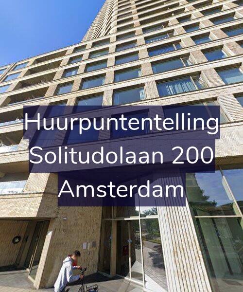 Foto gevel Huurpuntentelling voor Solitudolaan 200, Amsterdam