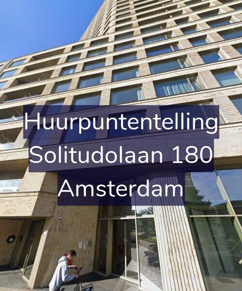 Foto gevel Huurpuntentelling voor Solitudolaan 180, Amsterdam