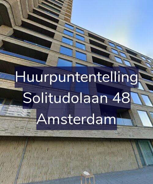 Foto gevel Huurpuntentelling voor Solitudolaan 48, Amsterdam