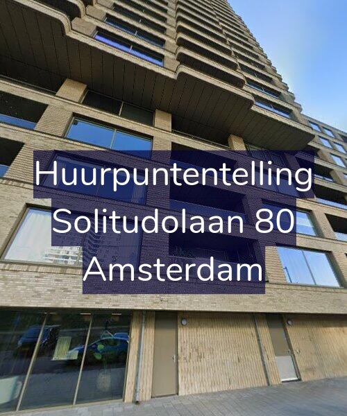 Foto gevel Huurpuntentelling voor Solitudolaan 80, Amsterdam