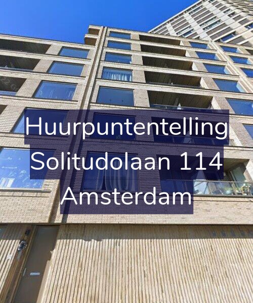 Foto gevel Huurpuntentelling voor Solitudolaan 114, Amsterdam