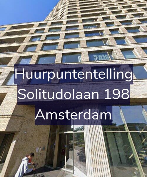 Foto gevel Huurpuntentelling voor Solitudolaan 198, Amsterdam