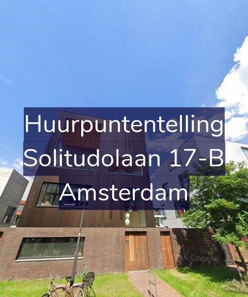 Foto gevel Huurpuntentelling voor Solitudolaan 17-B, Amsterdam