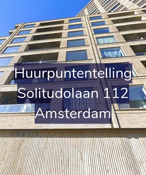 Foto gevel Huurpuntentelling voor Solitudolaan 112, Amsterdam