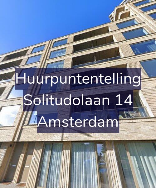 Foto gevel Huurpuntentelling voor Solitudolaan 14, Amsterdam