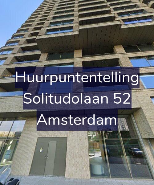 Foto gevel Huurpuntentelling voor Solitudolaan 52, Amsterdam