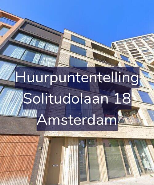 Foto gevel Huurpuntentelling voor Solitudolaan 18, Amsterdam