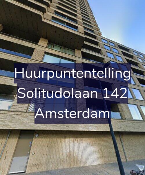 Foto gevel Huurpuntentelling voor Solitudolaan 142, Amsterdam