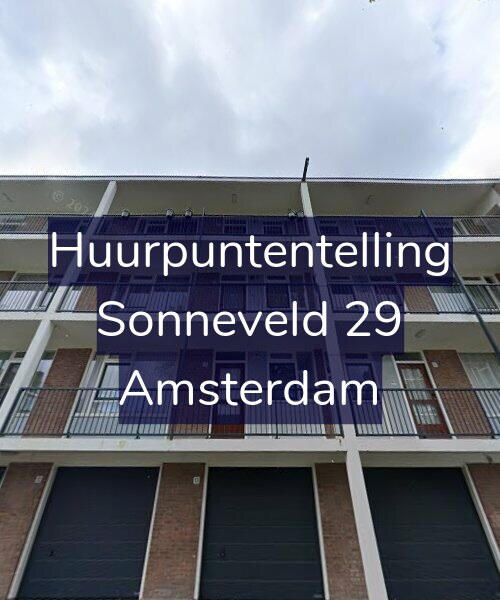Foto gevel Huurpuntentelling voor Sonneveld 29, Amsterdam