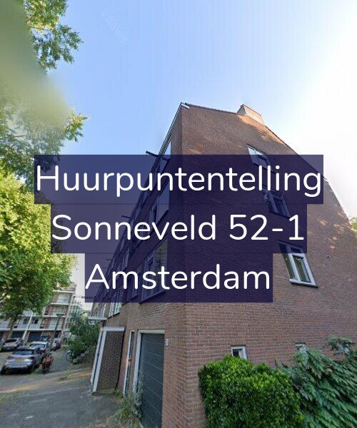 Foto gevel Huurpuntentelling voor Sonneveld 52-1, Amsterdam