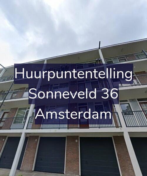 Foto gevel Huurpuntentelling voor Sonneveld 36, Amsterdam