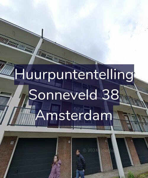 Foto gevel Huurpuntentelling voor Sonneveld 38, Amsterdam