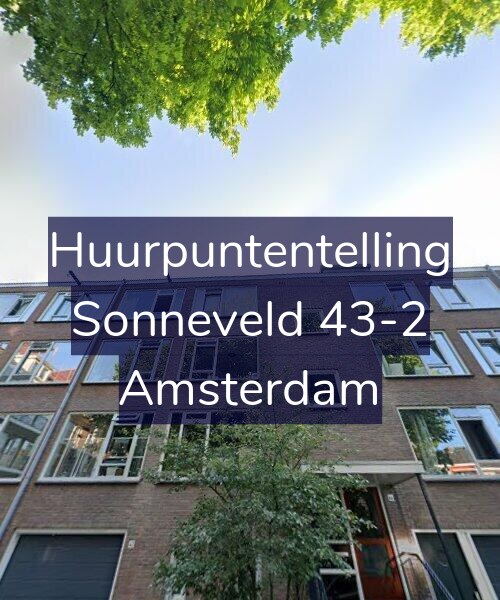 Foto gevel Huurpuntentelling voor Sonneveld 43-2, Amsterdam