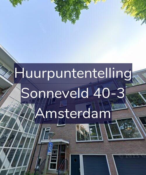 Foto gevel Huurpuntentelling voor Sonneveld 40-3, Amsterdam